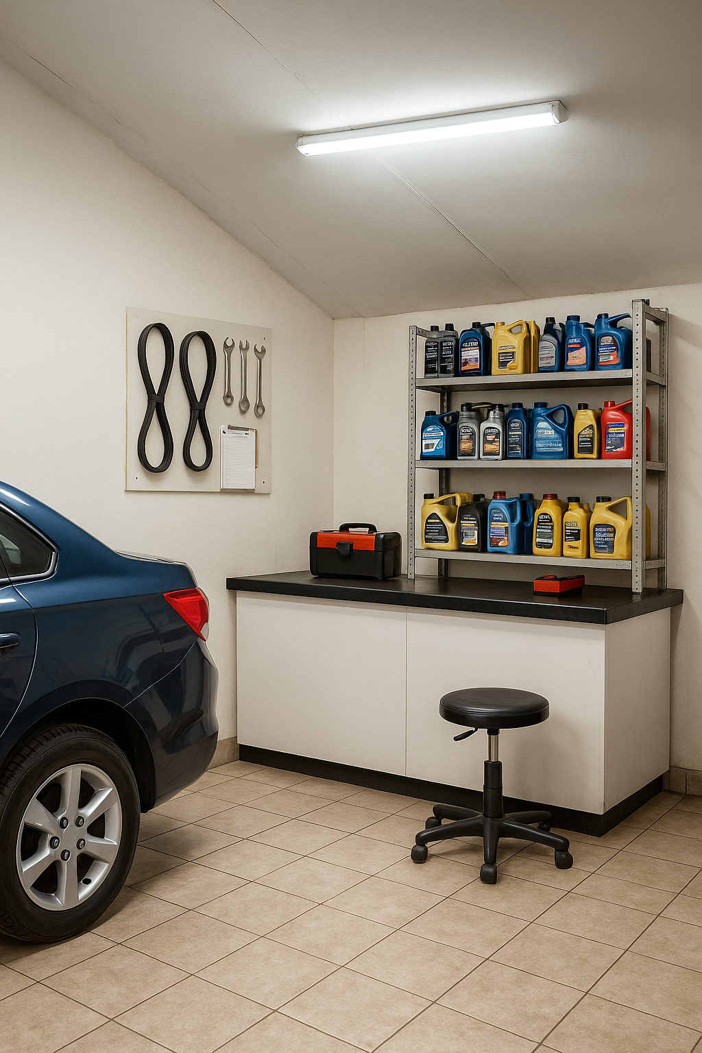 Área de trabajo del taller